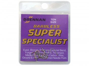 Haczyk DRENNAN Super Specialist Barbless Nr 10 x10