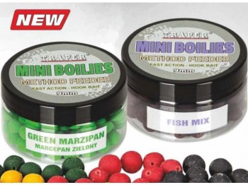 Kulki Proteinowe TRAPER Method Boilies 9mm 50g Marcepan Zielony