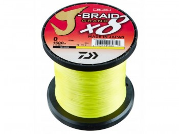 Plecionka DAIWA J-Braid Grand X8 Yellow 1350m 0.06mm