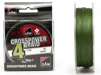 PLECIONKA D.A.M. CrossPower 4X Green 150m 0.13mm