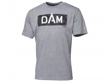 UBRANIE DAM T-Shirt Grey Melange Logo Tee Roz. M