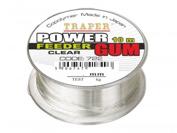 Akcesoria TRAPER Power Feeder Gum Clear 10m 0.85mm