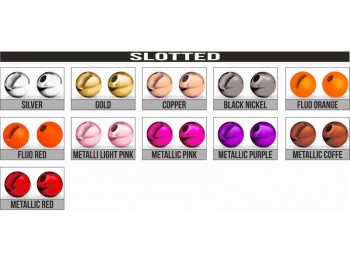 Tungsten Slotted TRAPER 5.0mm Gold x10