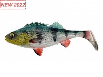 Przyn�ta Sztuczna SAVAGE GEAR 4D Perch Shad 12.5cm/20g Green Silver