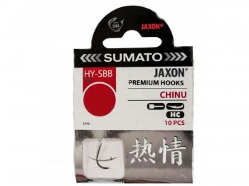 Haczyk z przyponem JAXON SUMATO Chinu Czarne Nr 10x10