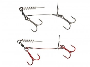 Przypon SAVAGE GEAR Dozbrojka Carbo49 Corkscrew Stinger 3/0 31kgx2