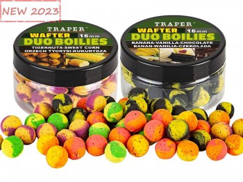 Kulki Proteinowe TRAPER Duo Color Wafter 16mm 40g Brzoskwinia Mango