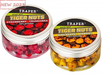 Przyn�ta Naturalna TRAPER Orzech Tygrysi w Dipie 40g Truskawka
