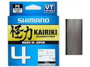 Plecionka SHIMANO Kairiki 4 150m Steel Gray 0.13mm