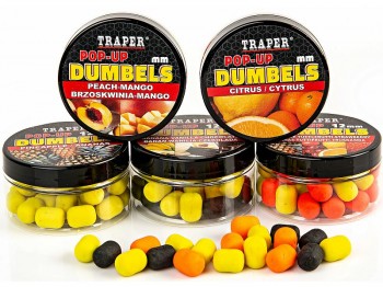 Dumbels TRAPER Pop-Up 16mm Ananas Tutti-Frutti Truskawka