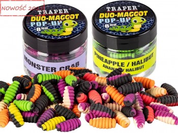 Maggot Pop-Up TRAPER Method Feeder Duo Color  8mm 20g Czosnek Halibut