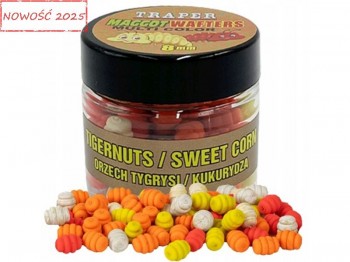 Maggot Wafters TRAPER Method Feeder Multi Color  8mm 25g Orzech Tygrysi Kukurydza