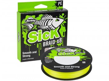 Plecionka BERKLEY Sick Braid 8x Flame Green 150m 0.19mm