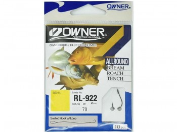 Haczyk z przyponem OWNER RL922 Nr 06 - 0.18 mm x10
