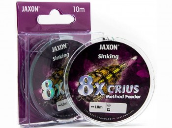 Plecionka JAXON Crius 8X Method Feeder Sinking 10m 0.10mm