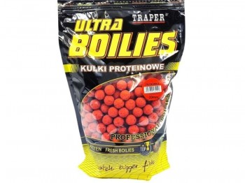 Kulki Proteinowe TRAPER Ultra 1kg 20mm Truskawka