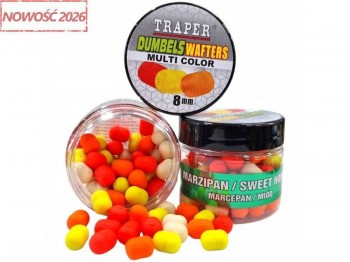 Dumbels Wafters TRAPER MF Multi Color 25g 8mm Ananas Tutti-Frutti Truskawka