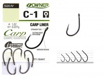 Haczyk OWNER Carp C1 Straigh Nr 06 x5