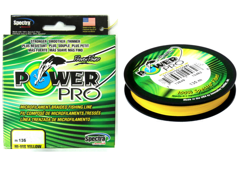Plecionka POWER PRO 135m Hi-Vis Yellow 0.10mm