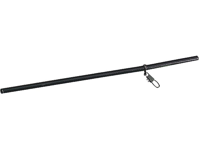 Rurka JAXON antyspl�taniowa czarna z agrafk� prosta 18cm