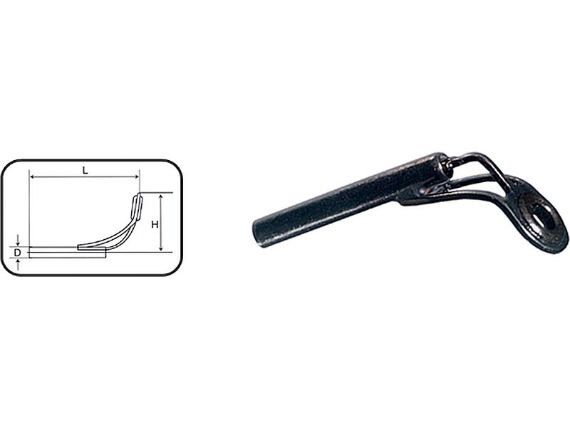 Przelotka JAXON Szczytowa Match Alu-Oxyd 5/1.60mm