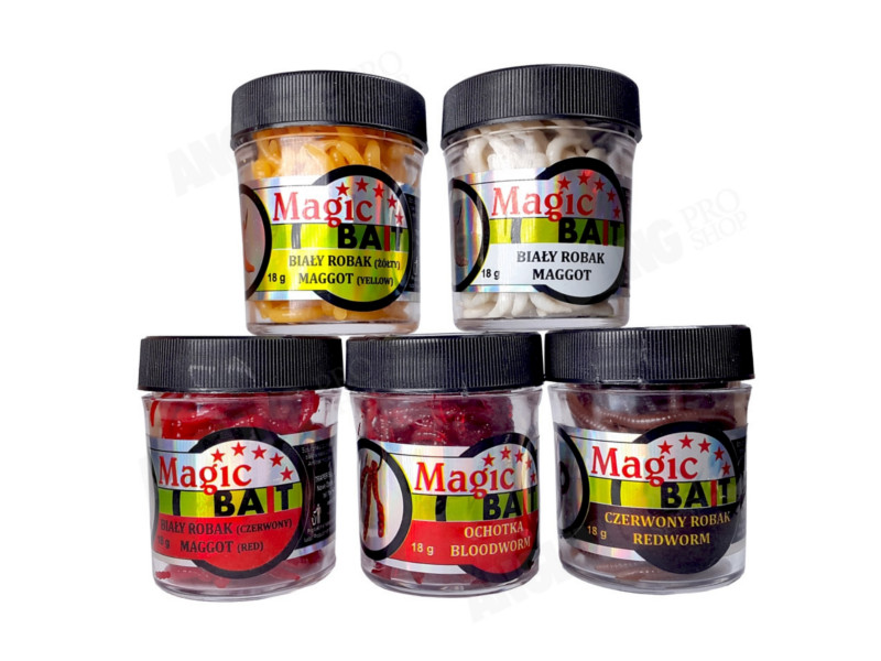 Przyn�ta Sztuczna TRAPER Magic Bait Bia�y robak