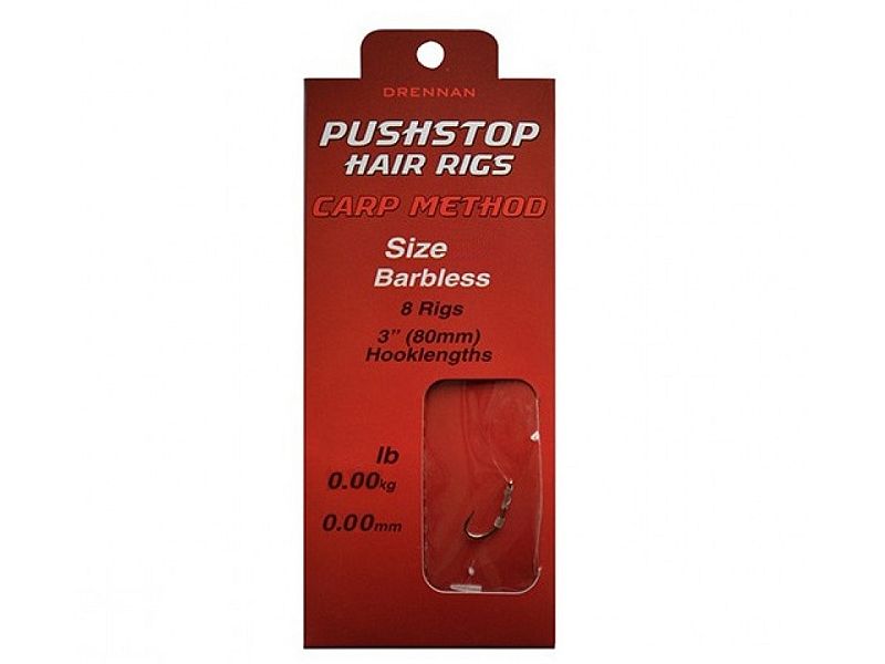 Haczyk z przyponem DRENNAN Pushstop Carp Method Nr 12 x8