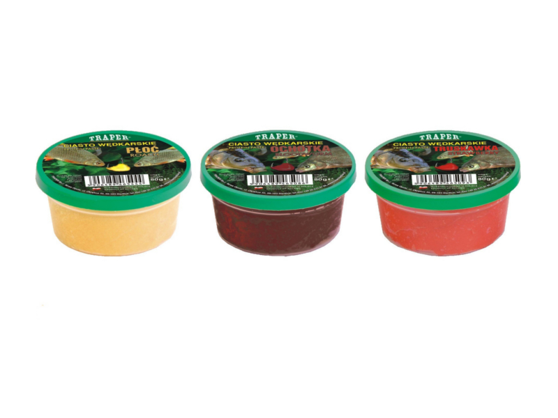 Ciasto Proteinowe TRAPER 80g Czosnek