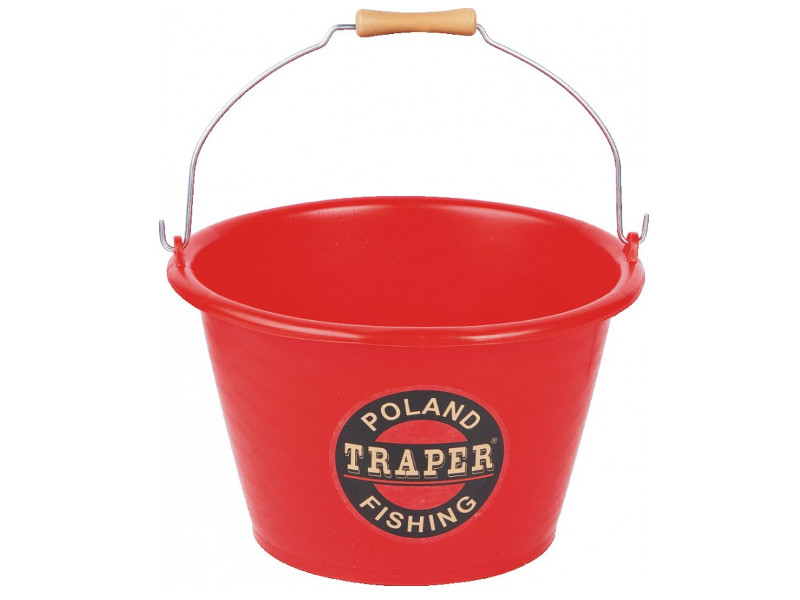 Wiadro TRAPER do zan�t 17 l czerwone