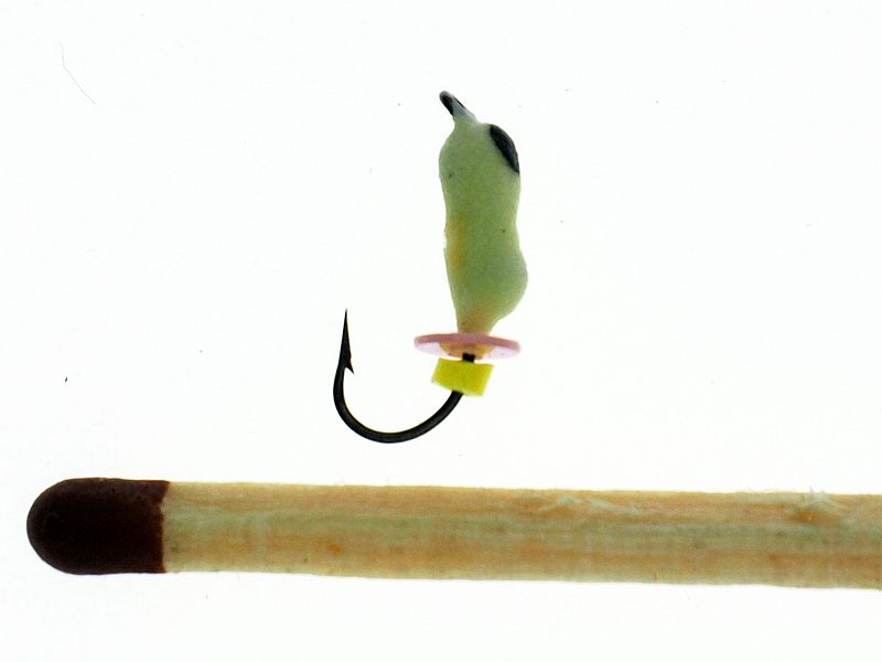 Mormyszka Wolframowa Mr�wka 2.0mm/0.2g 537 fosforyzuj�ca