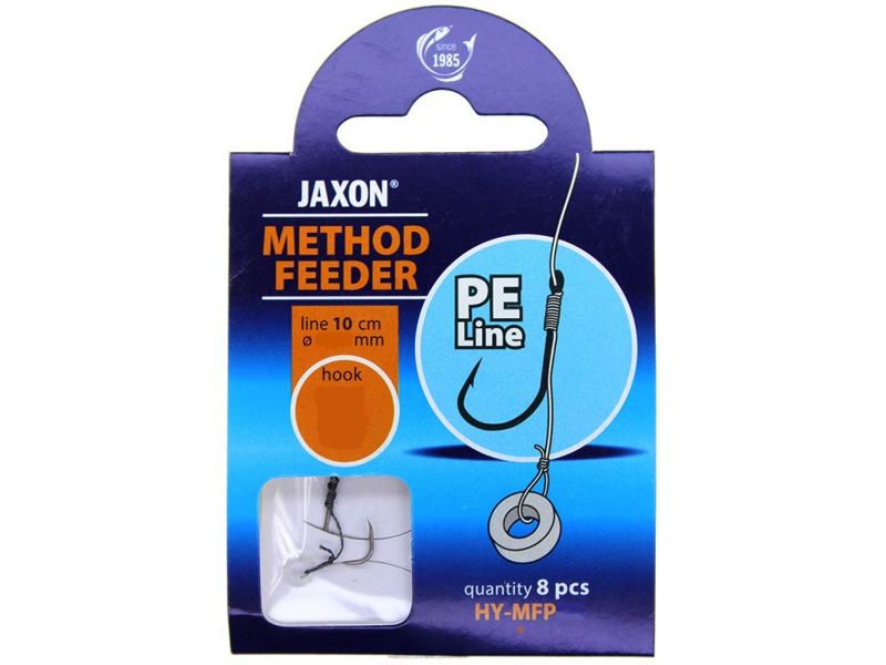 Haczyk z przyponem JAXON Method Feeder Plecionka MFP Nr 10 x8