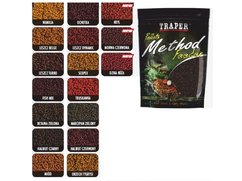 Pellet TRAPER Method Feeder 0.5 Kg 2mm Kryl