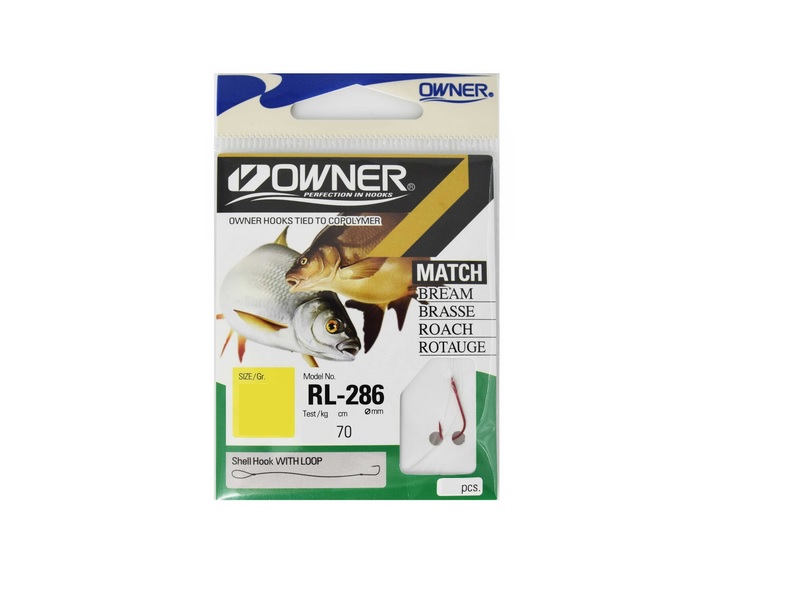 Haczyk z przyponem OWNER RL286 Nr 12 - 0.10  mm x9