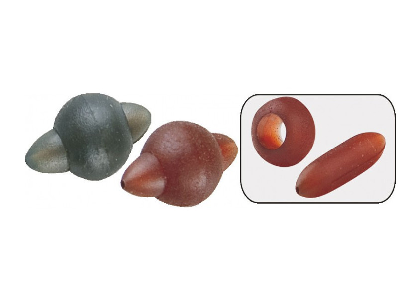 Akcesoria TRAPER Koraliki helikopterowe br�zowe x10