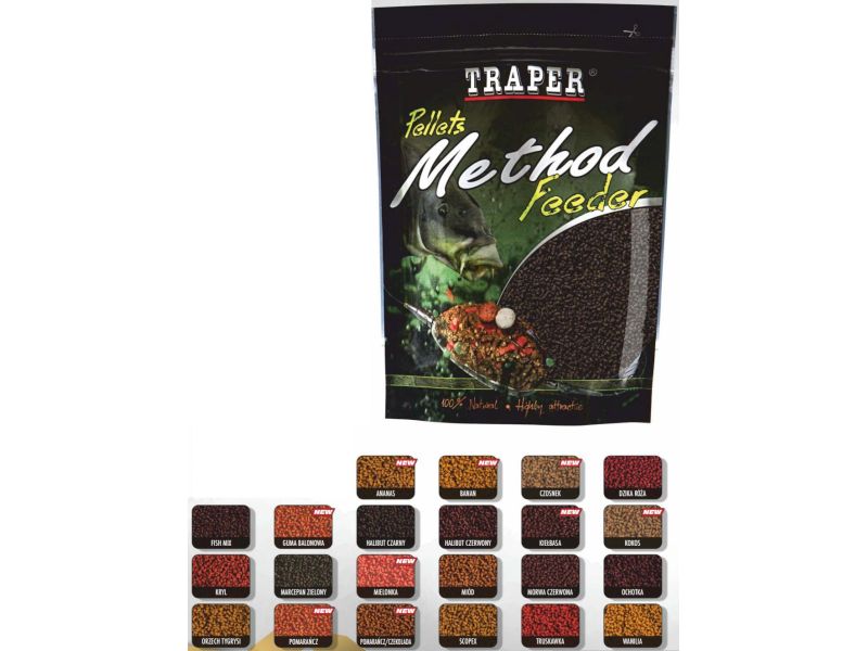 Pellet TRAPER Method Feeder 0.5 Kg 2mm Czosnek