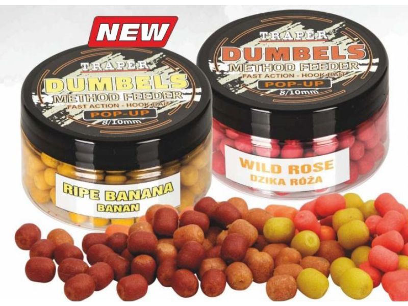 Dumbels TRAPER Method Feeder Pop-Up 30g 8-10mm Ananas