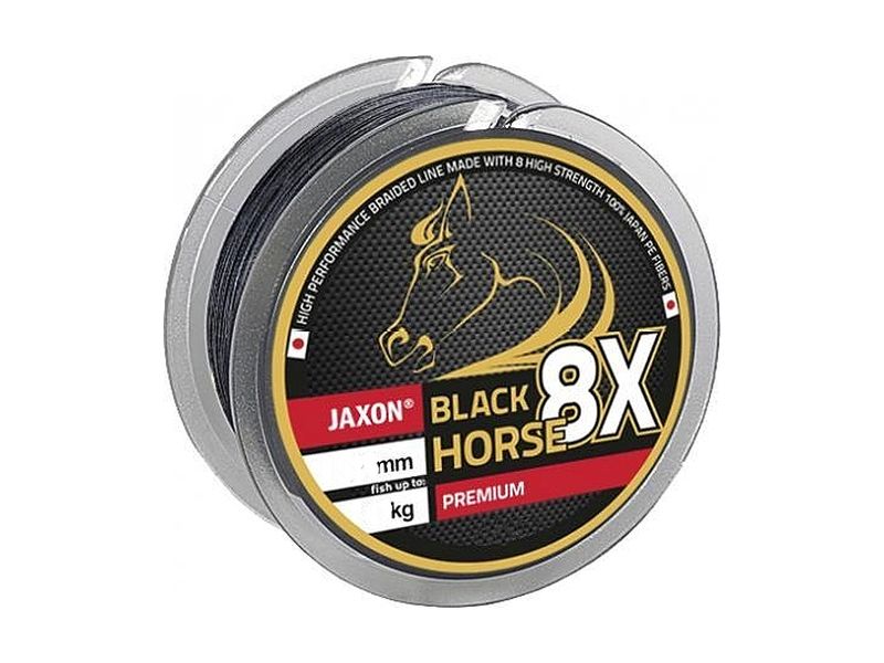Plecionka JAXON Black Horse 8X Premium 10m 0.18mm
