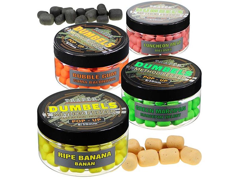 Dumbels TRAPER Method Feeder Pop-Up 30g 8-10mm Tutti-Frutti