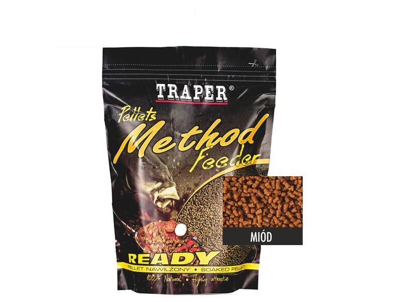 Pellet TRAPER Method Feeder READY 0.5 Kg 2mm Miód