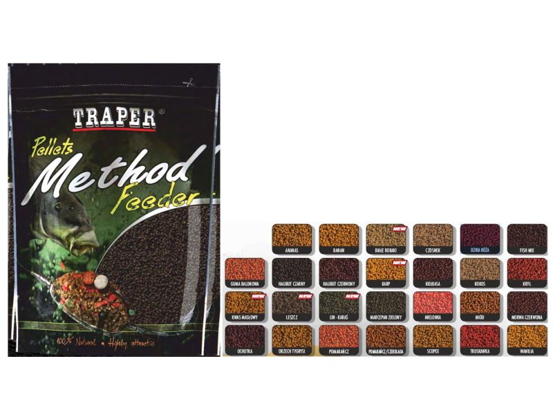 Pellet TRAPER Method Feeder 0.5 Kg 2mm Leszcz