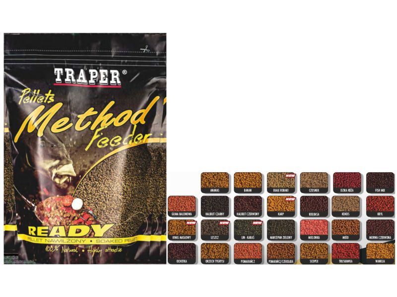 Pellet TRAPER Method Feeder READY 0.5 Kg 2mm Leszcz
