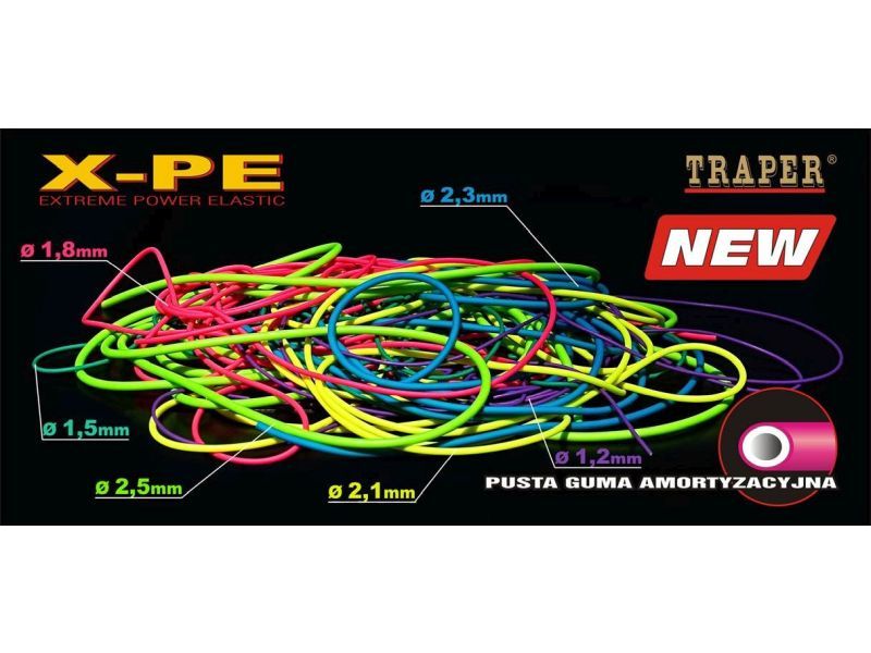 Amortyzator TRAPER guma X-PE Extreme Elastic 1.5mm