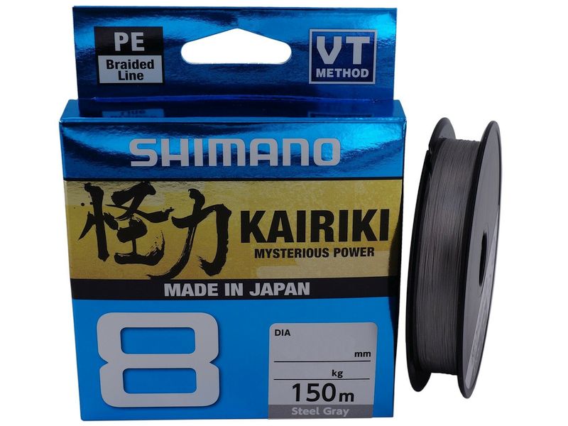 Plecionka SHIMANO Kairiki 8 150m Steel Gray 0.20mm