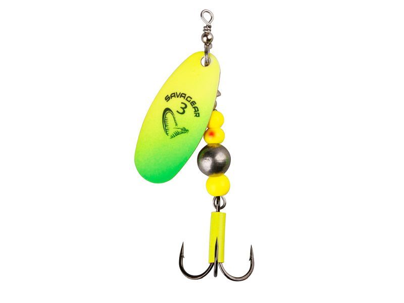 B�ystka SAVAGE GEAR Caviar  9.5g Nr 3 Fluo Yellow