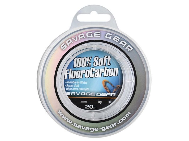 �y�ka SAVAGE GEAR Soft Fluorocarbon 0.74mm 20m Clear