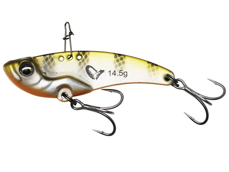 Cykada SAVAGE GEAR Vib Blade  4.5cm/8.5g Olive Silver Stripes