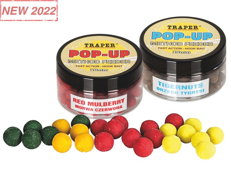 Kulki Proteinowe TRAPER Method Feeder Pop Up 10mm 30g Krewetka
