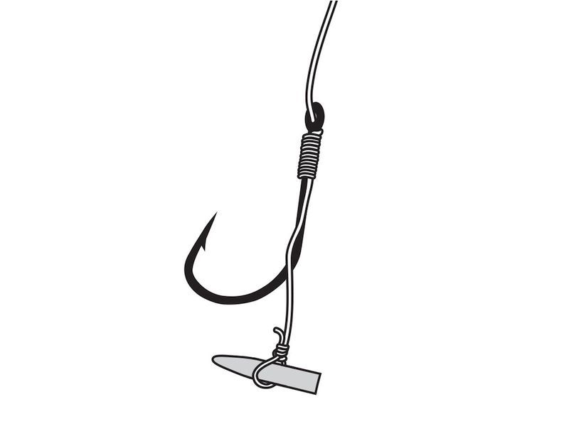 Haczyk z przyponem JAXON Method Feeder Plecionka MFX Nr 12 x8