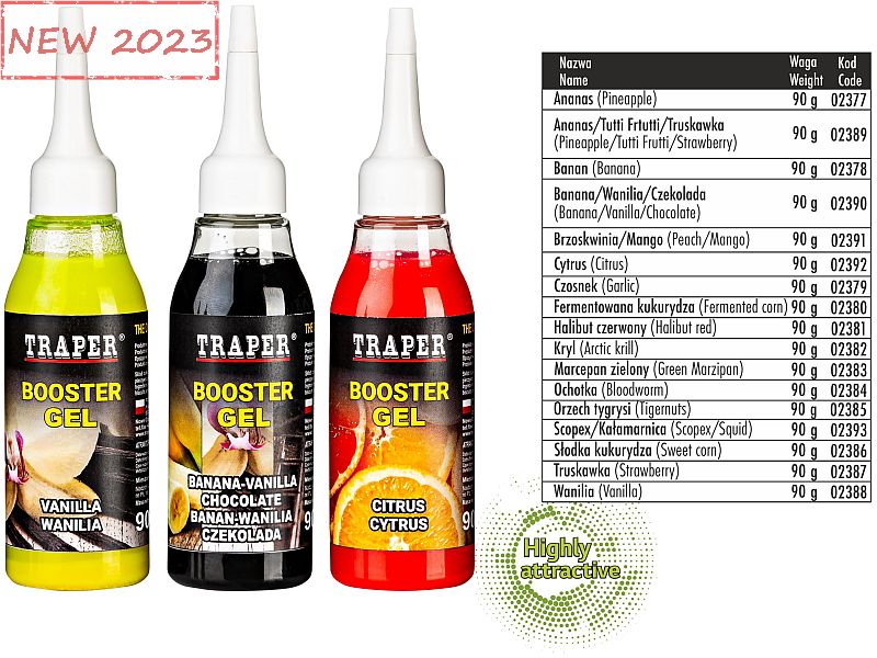 Booster �el TRAPER 90g Halibut Czerwony
