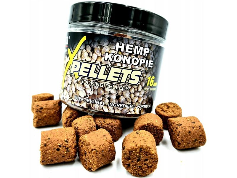 Pellet TRAPER Haczykowy 100g 16mm Konopie